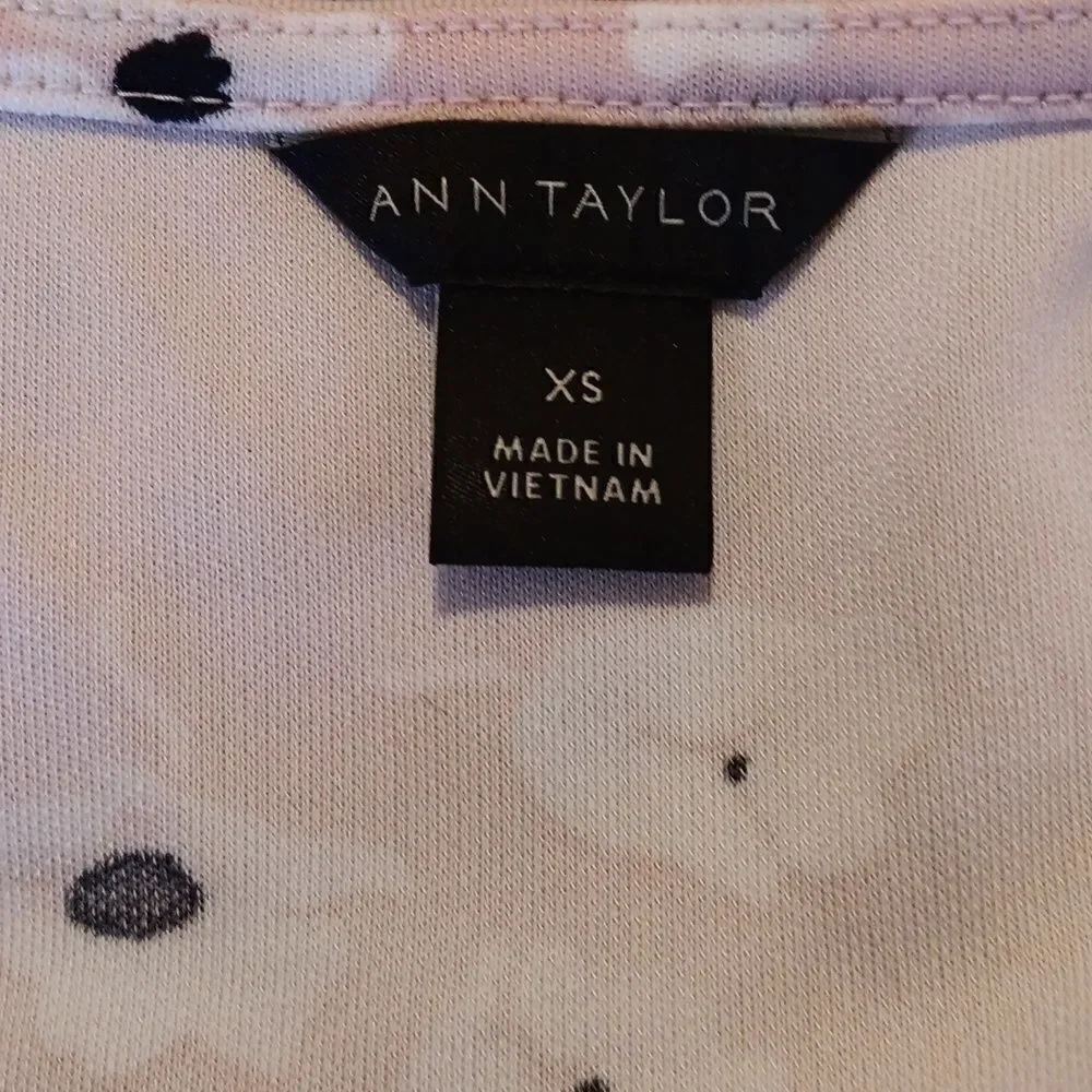 Ann Taylor pink white